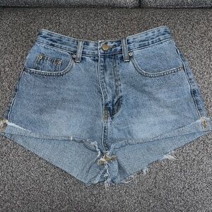 SHEIN Baggy Denim Booty Shorts